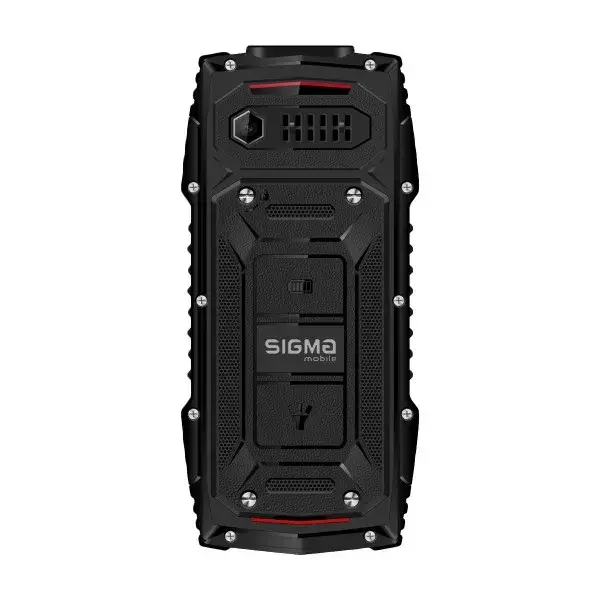 

Кнопочный телефон Sigma mobile X-TREME AZ68 Black Red