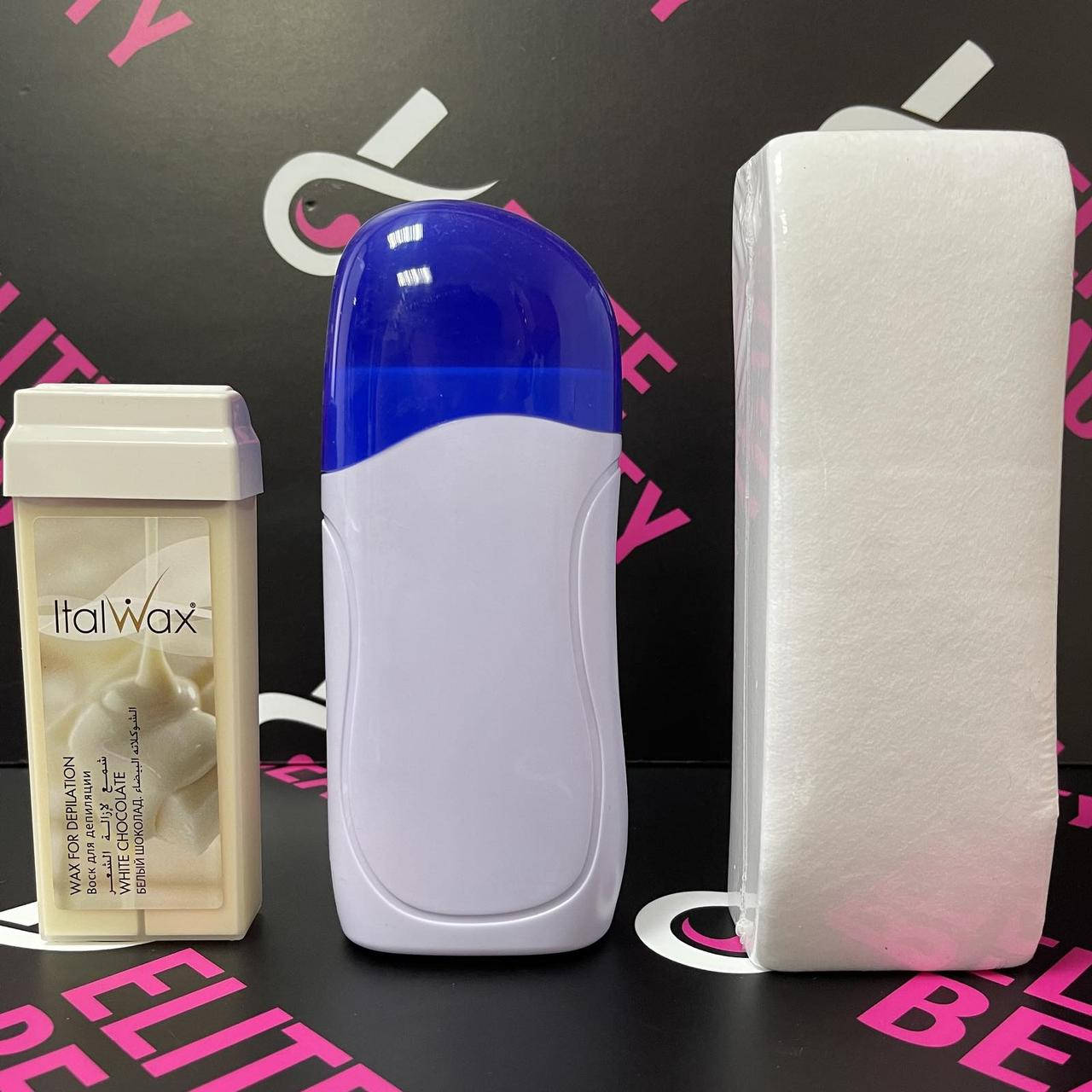 

Набор для депиляции кассетный воскоплав (без базы)+ воск в кассете + полоски для депиляции