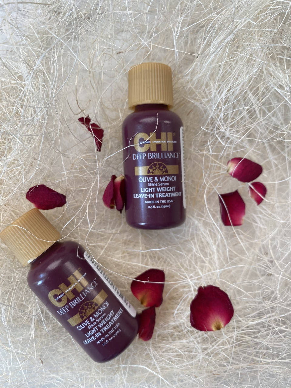 

Шелк-сыворотка для блеска волос 15 мл CHI Deep Brilliance Olive & Monoi Shine Serum