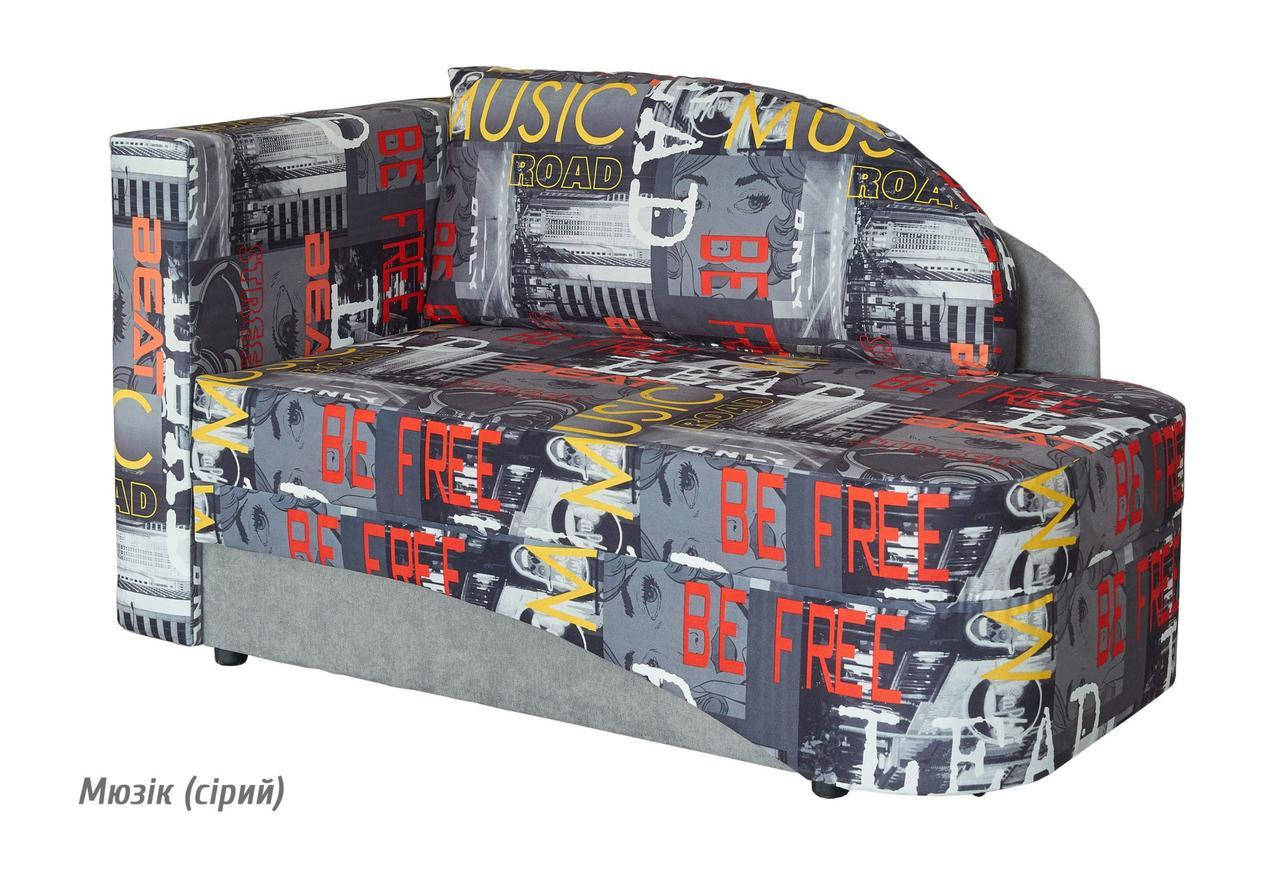 

Детский раскладной диван Юниор Капелька мюзик (серый) Мебель-сервис