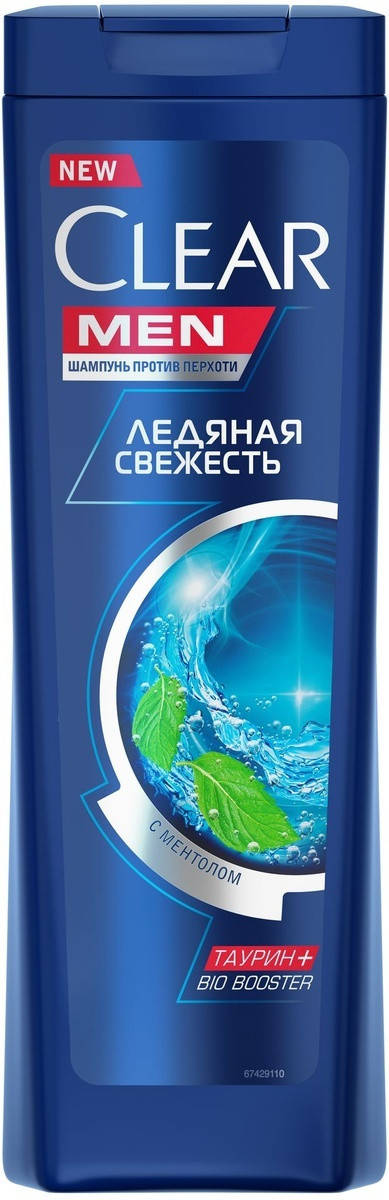 

Шампунь Clear MEN 400 мл Ледяная свежесть с ментолом