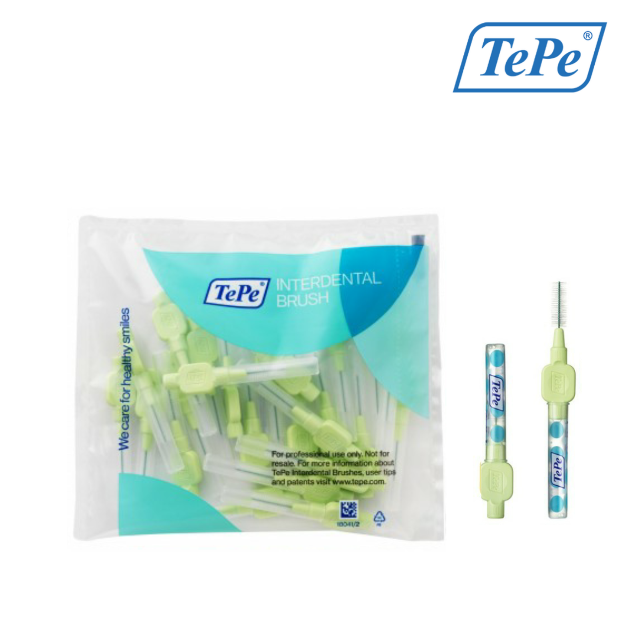 

Межзубная щетка TePe Extra Soft, зеленая (0,8 мм), 25 шт.