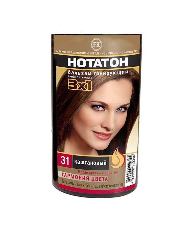 

Тонирующий бальзам Нотатон, 30 мл Элитан Комби №31 Каштановый