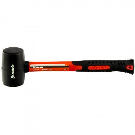 

Киянка резиновая, 680 г, черная резина, фибергласовая рукоятка. MATRIX 111939