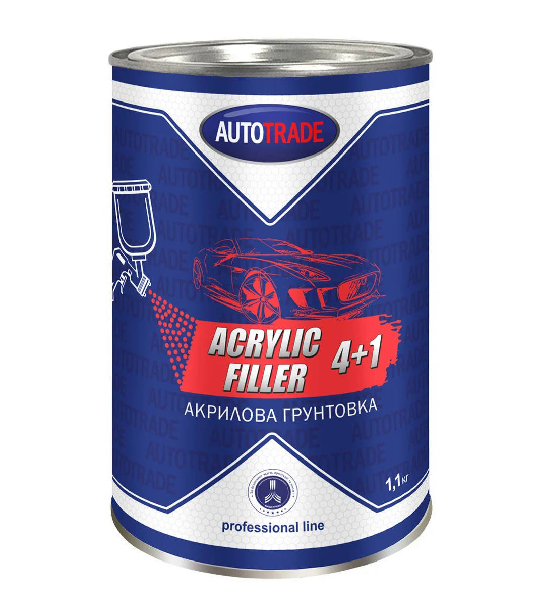 

Грунт акриловый 2К 4+1 1,1кг Autotrade (без отвердителя 132025)