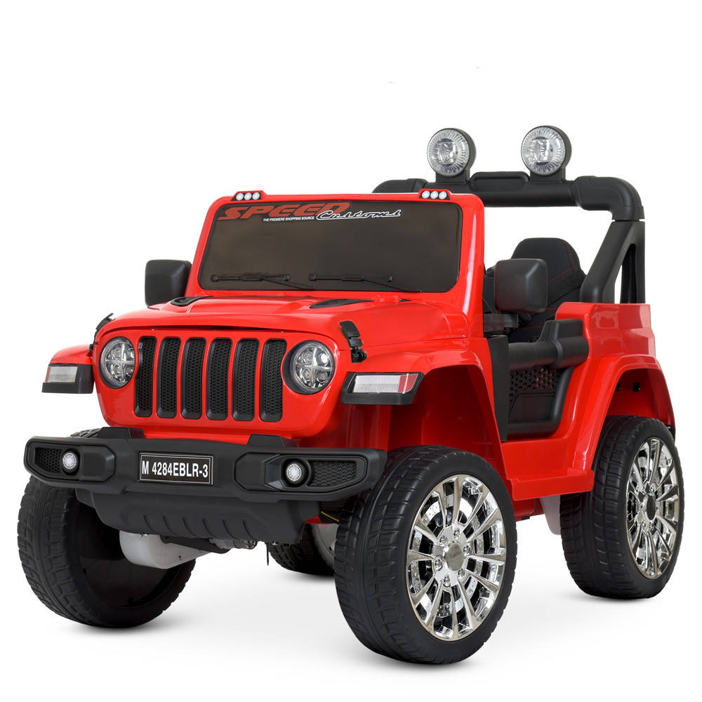 

Электромобиль Джип M 4551EBLR-3 красный BAMBI