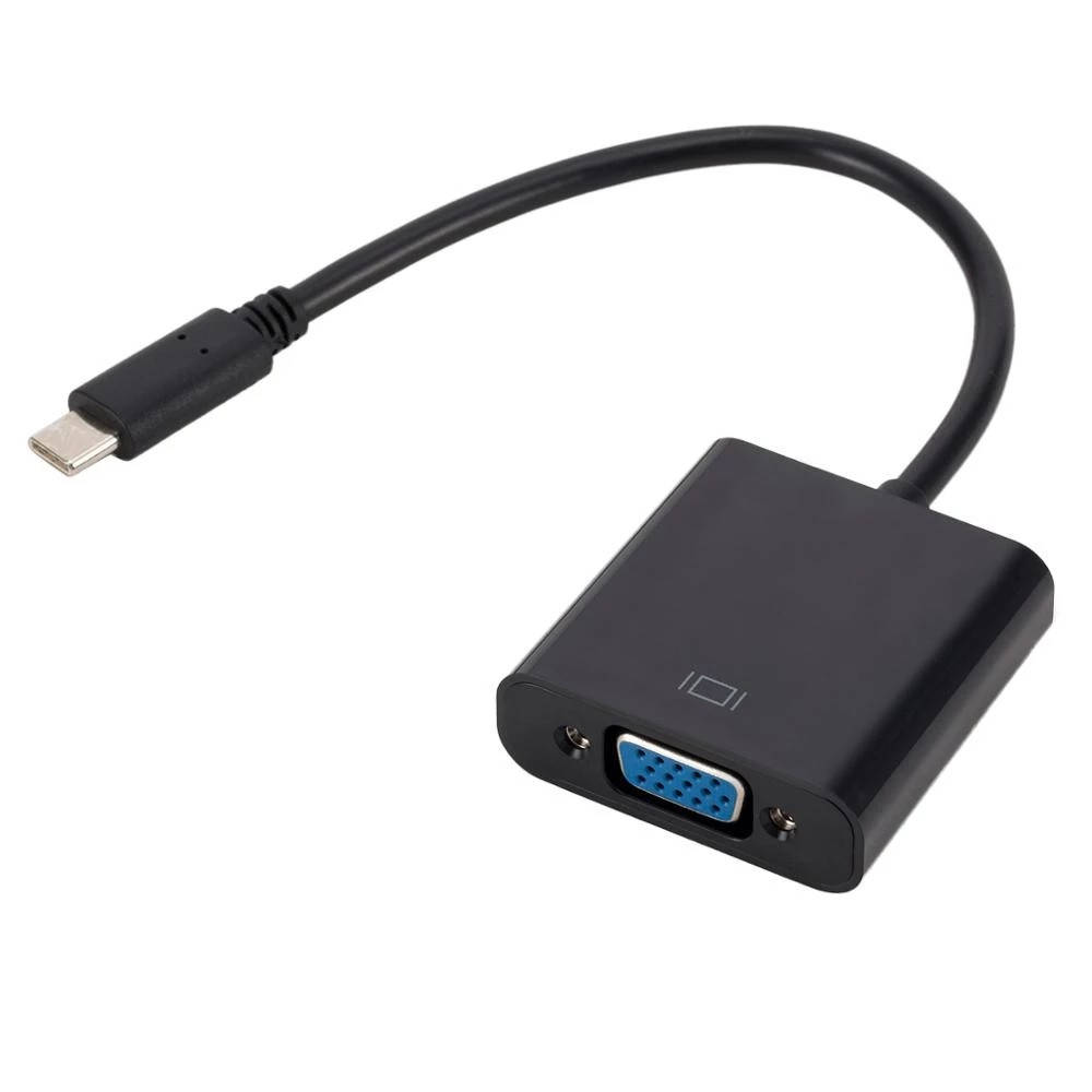 

Конвертер с USB Type-C на VGA переходник адаптер