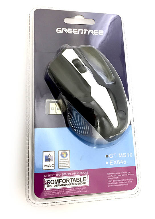 

Мышь Greentree GT-MS10 USB Black, Черный