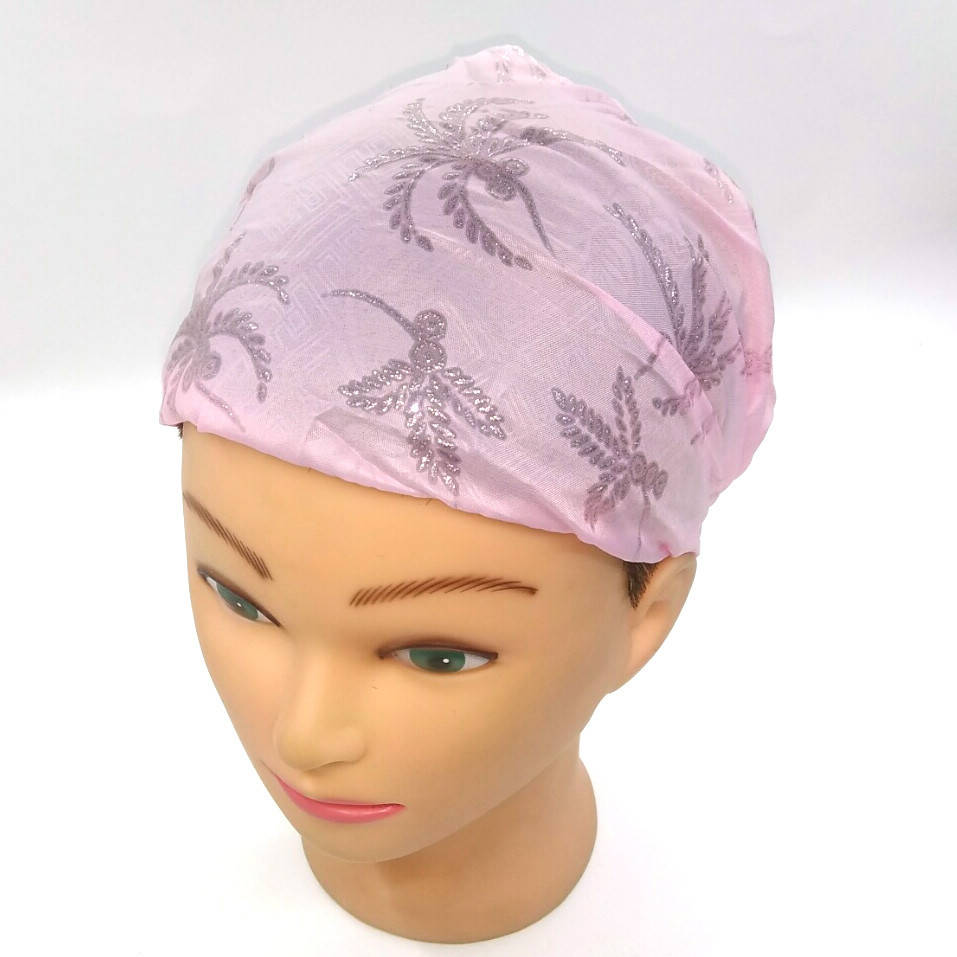 

Женская косынка-бандана. Цветная, с блеском Розовый