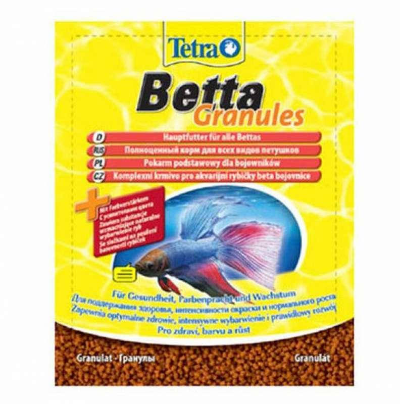 

Тетра (Tetra) Betta Granules 5 г - Корм для рыб-петушков