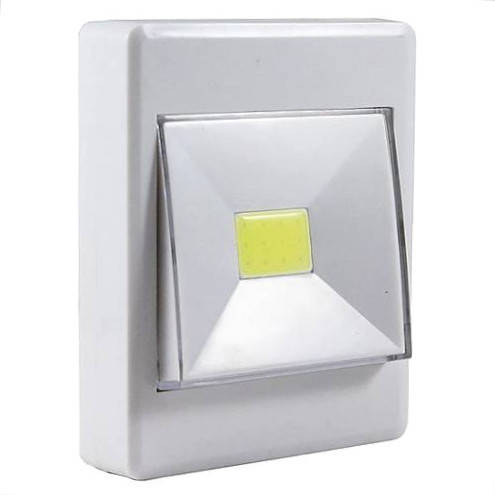 

Светодиодный LED светильник ночник выключатель на батарейках 3W, Белый