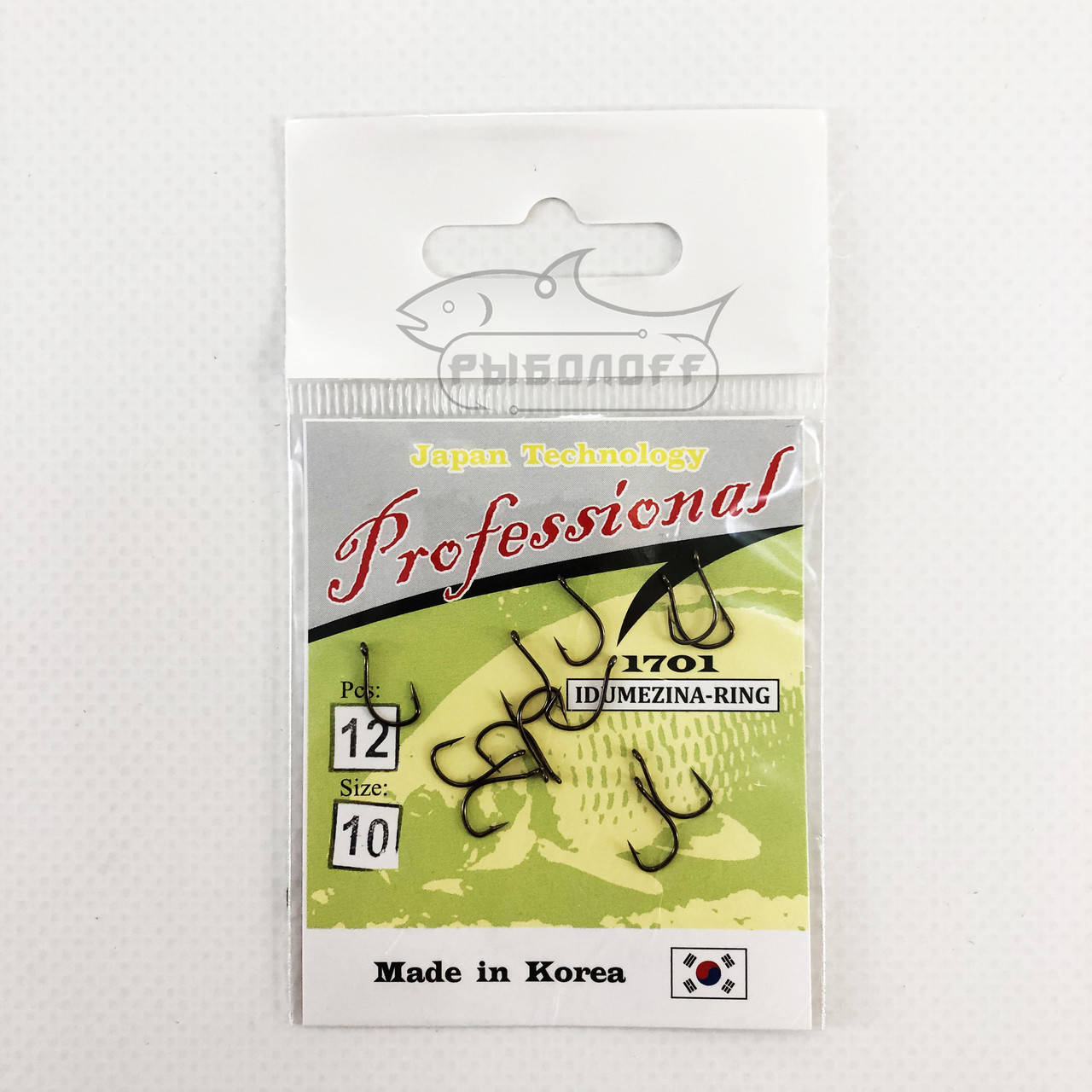 

Крючок Professional 1701 размер 10 количество 12