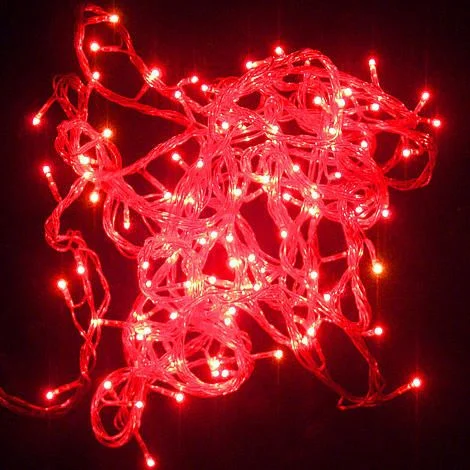 

Гирлянда нить 240 LED на прозрачном проводе 19 метров Красный