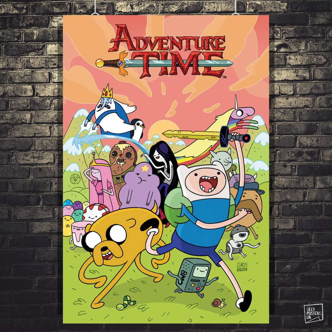 

Постер Время Приключений, Adventure Time. Размер 60x39см (A2). Матовая бумага