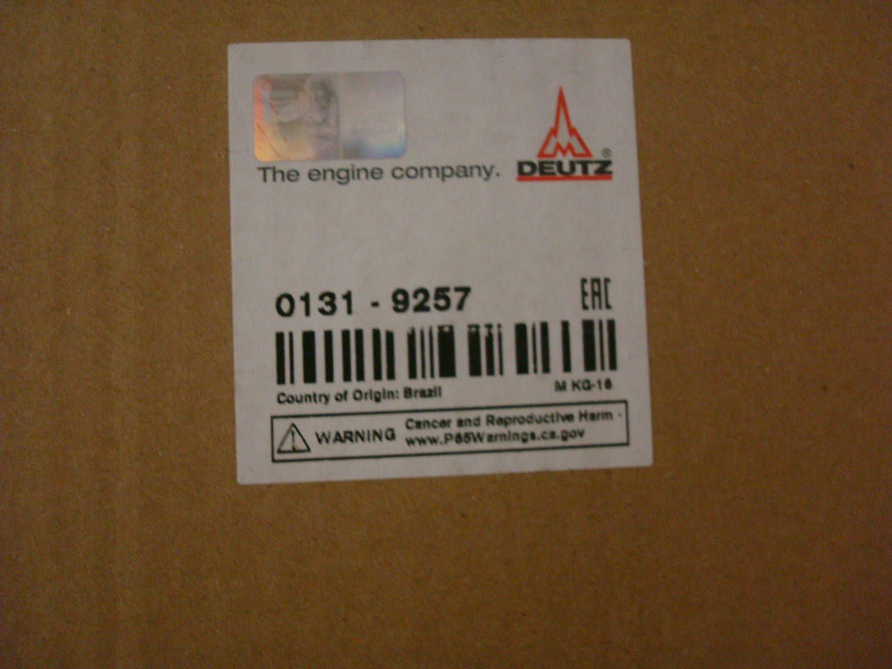 

Фильтр воздушный ориганал Deutz 01319257