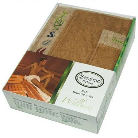 

Набор для сауны мужской Gursan Bamboo Beje