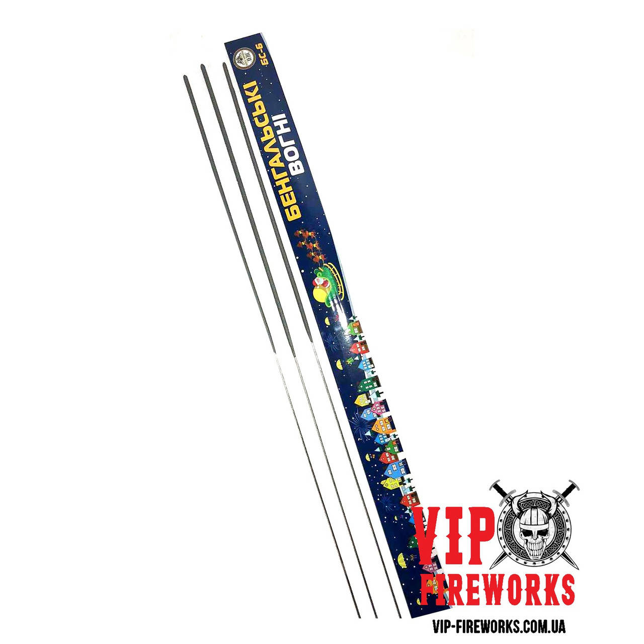 

Бенгальские огни 60 см, 3 штуки в упаковке (зимние огни) БС-6