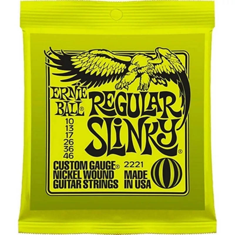 

Струны для электрогитары гитары Ernie Ball Regular Slinky 10-46