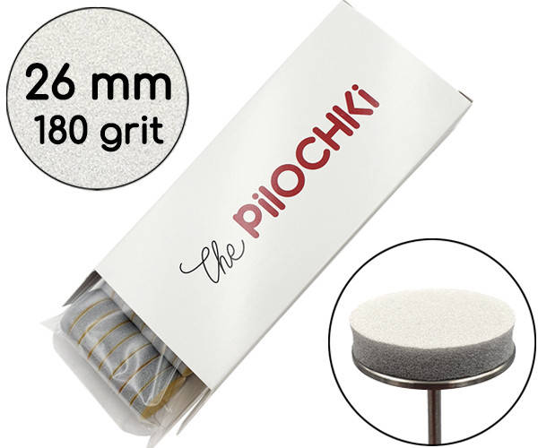 

Сменные бафы 180 грит 26 мм Серые 50 шт для подо-диска ThePilochki