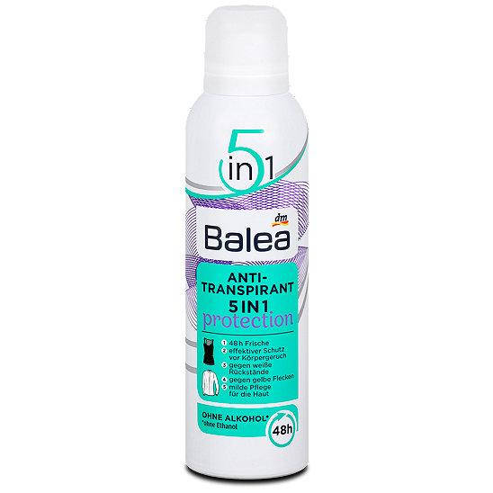 

Balea Deospray Antitranspirant 5in1 protection женский спрей-антиперспирант 5 в 1 200 мл