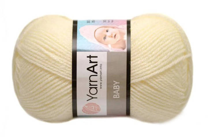 

YarnArt Baby, крем №502, Молочный