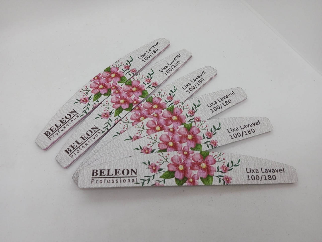 

Пилка для ногтей Beleon 100/180 (цветы)