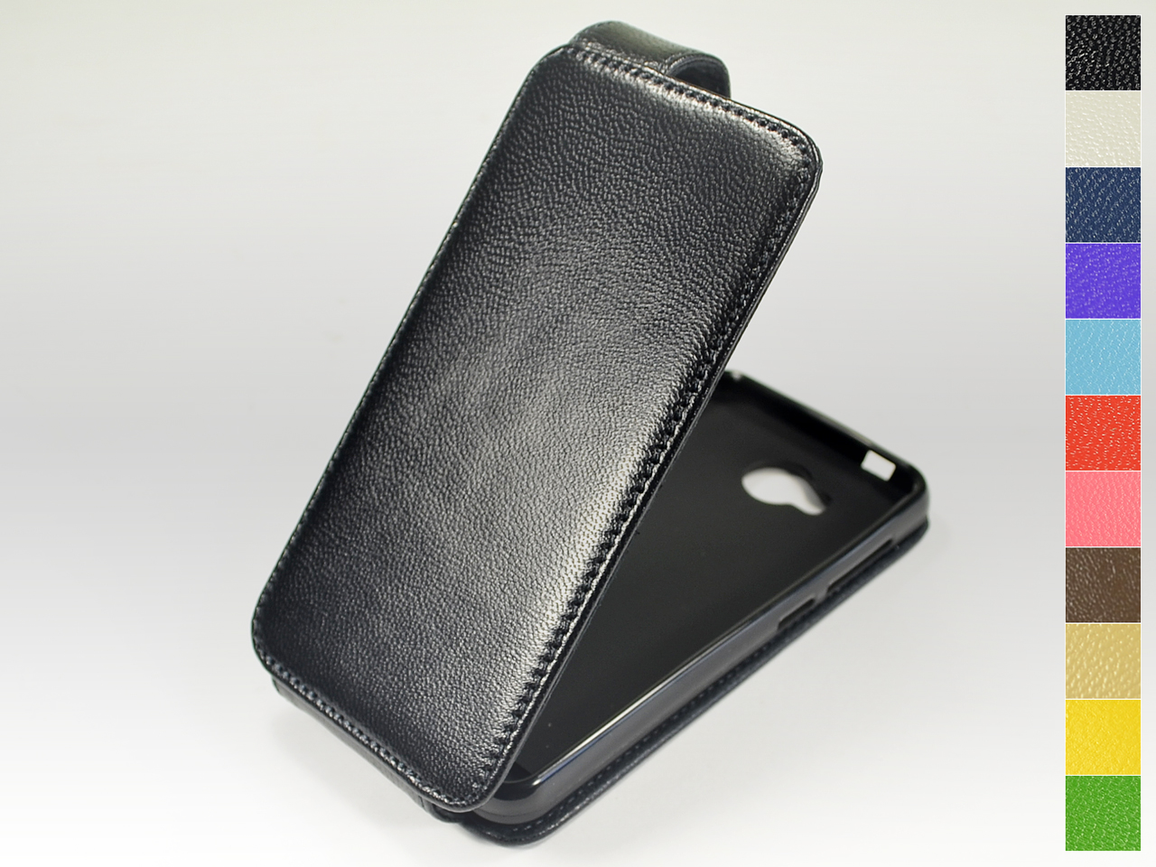 

Откидной чехол из натуральной кожи для Huawei Y3 II