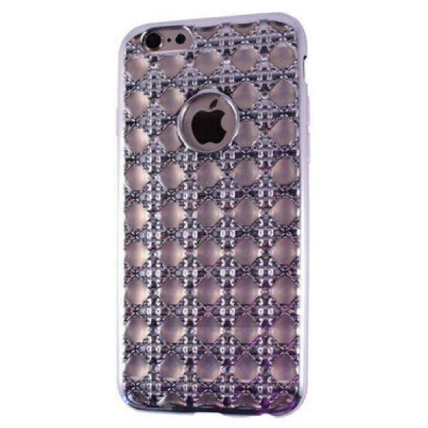 

Чехол-накладка DK Жорик силикон для Apple iPhone 6 / 6S (silver), Серебристый