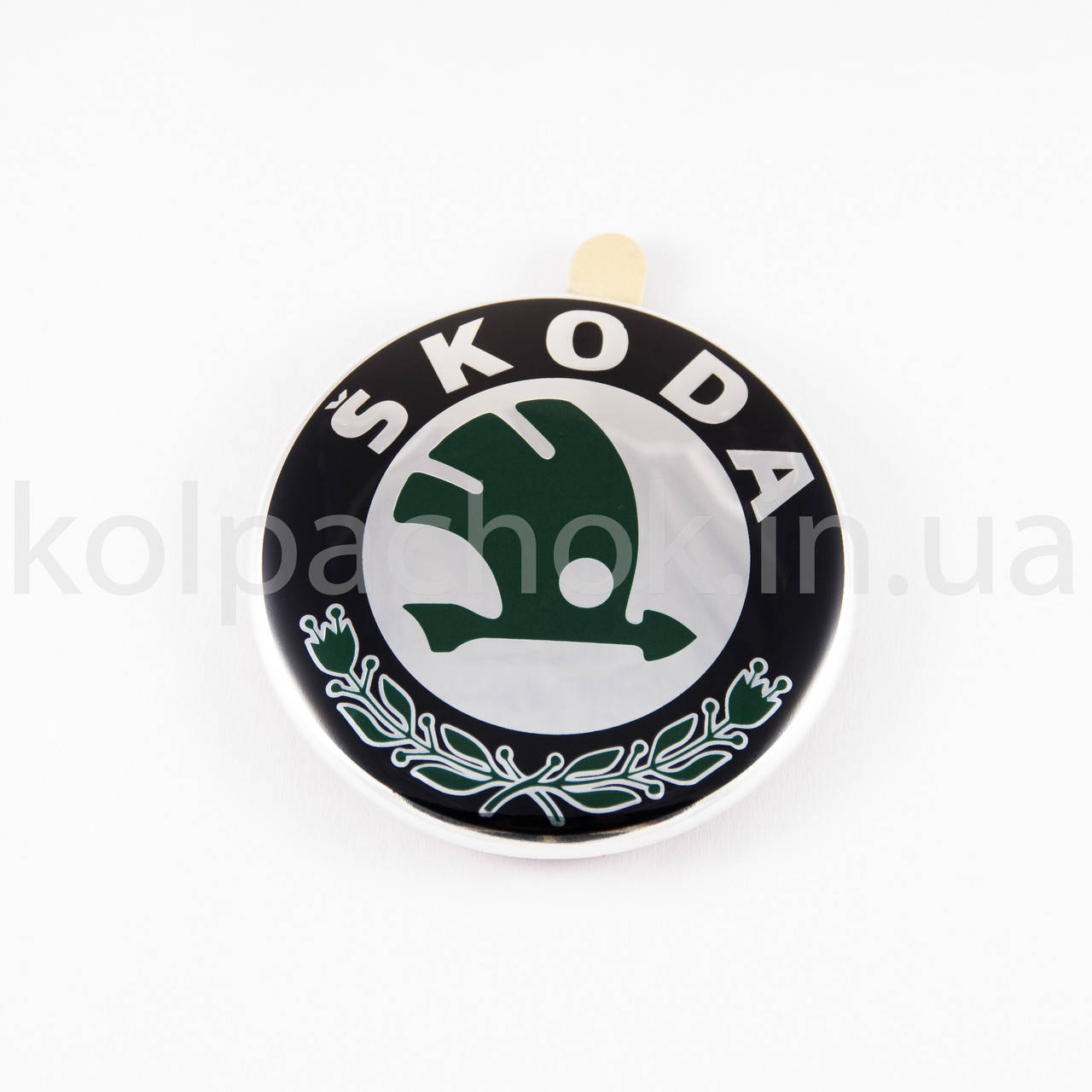 

Эмблема Skoda с зеленым логотипом 6Y9853621 (79мм)