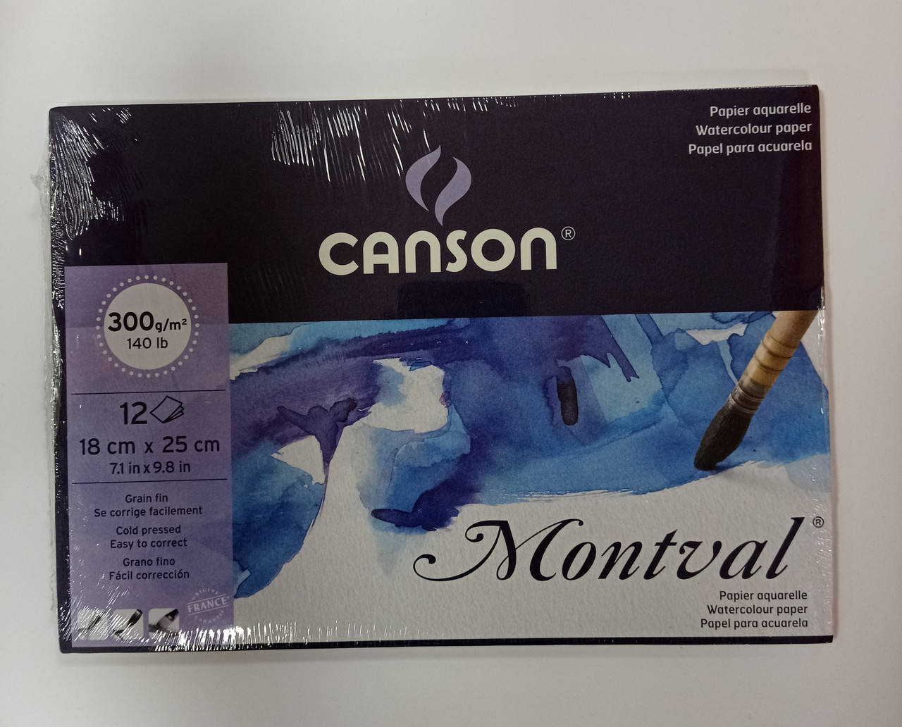 

Cклейка Montval (18*25см) 300gm 12л Canson, Белый