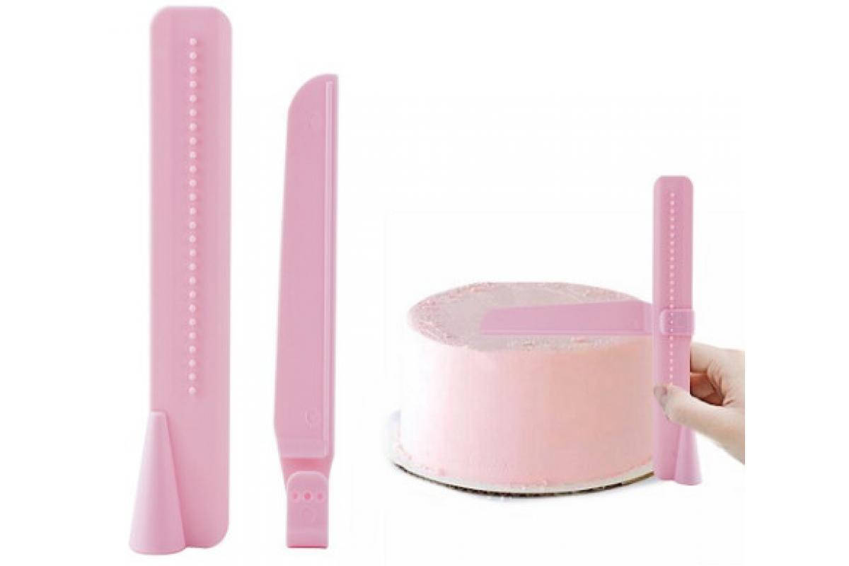 

Шпатель угловой для выравнивания торта 16.5см