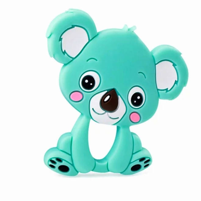 

Коала грызунок (прорезыватель) для зубов силиконовый Бирюзовый