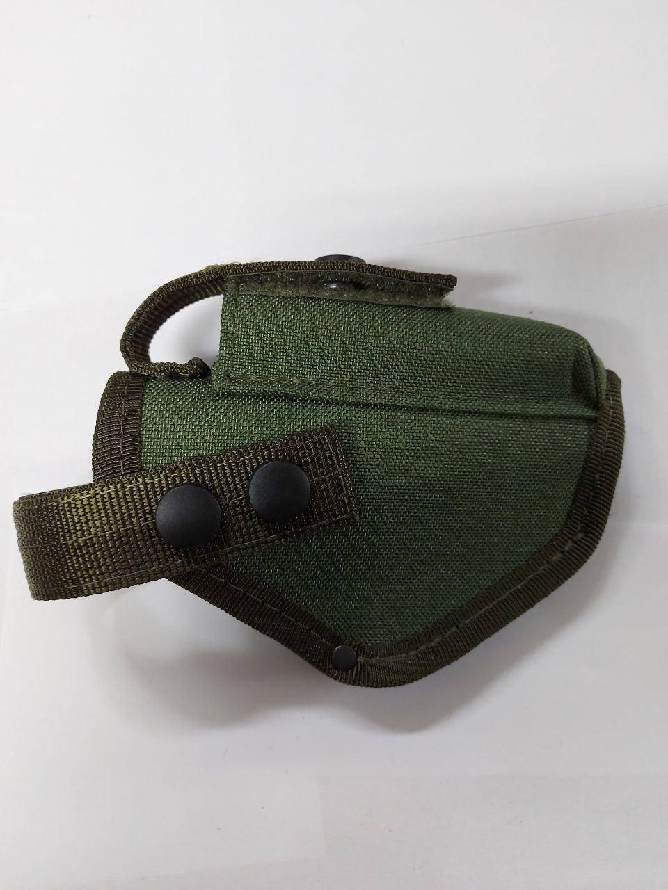 

Кобура поясная ПМ ткань-кордура олива77 12 +чехол/обойма, Черный