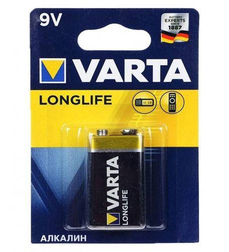 

Батарейка щелочная Varta Longlife Alkaline 6LR61 крона (блистер)