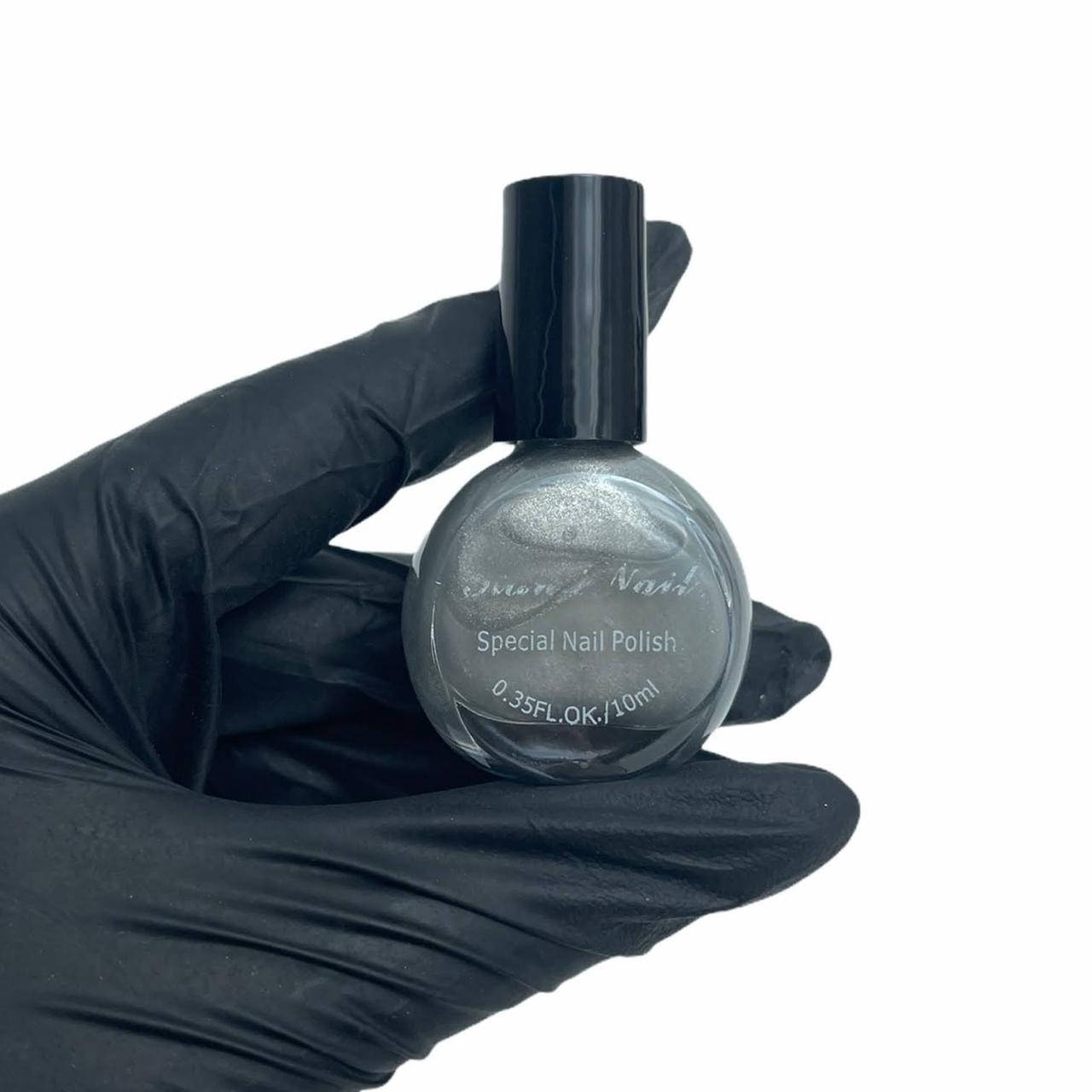 

Лак-краска для стемпинга Kand Nail, 10 мл. Серебряный