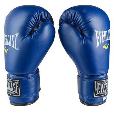 

Боксерские перчатки Everlast 6 унций синие, Синий