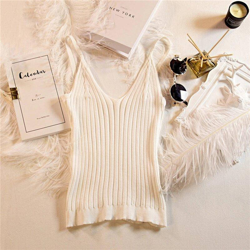 

Мягкий топ. цвет белый