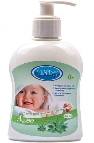 

Lindo Крем-мыло детское Алое 300мл U760