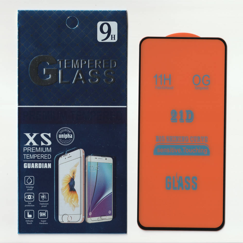 

Защитное стекло XD+ на весь экран для Samsung Galaxy S20 FE SM-G780GZBD (Чёрная рамка, Full Glue), Черный