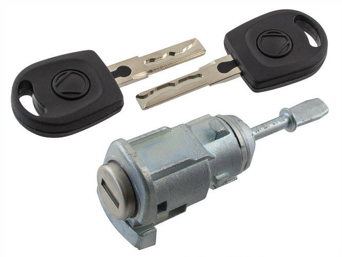 

Skoda Fabia I 99-07 передняя левая вставка в замки двери сердцевины личинки с ключами