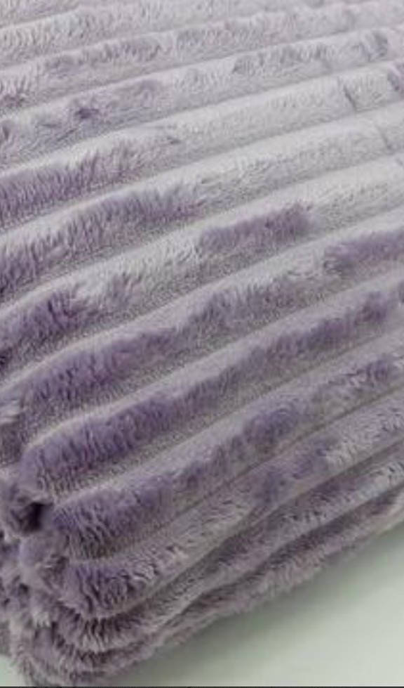 

Плед покривало полоска велюр; 150×200 шарпей лаванда
