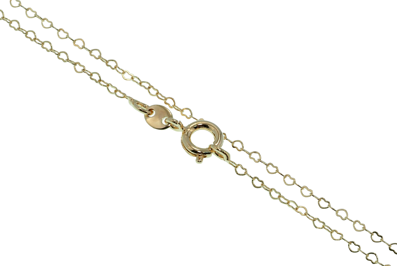 

Цепочка Xuping Позолота 18K "Плетение Сердечки" длина 70см х 2мм