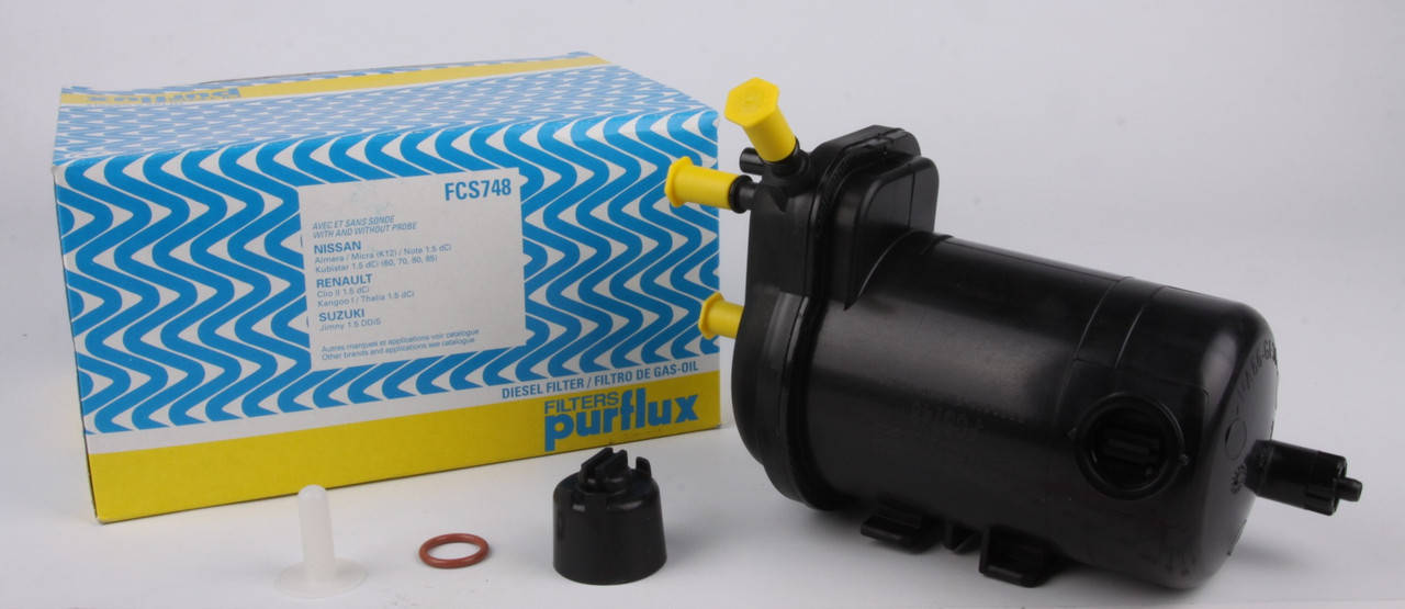 

Топливный фильтр на Рено Кангу 1.5dci K9K/ Purflux FCS748