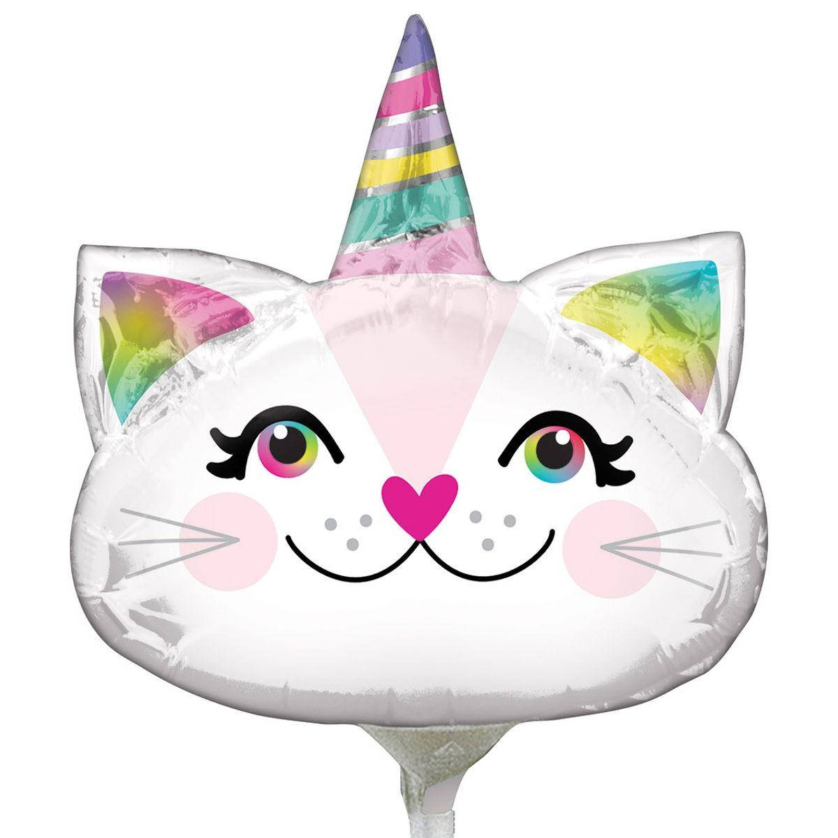 

Фольгированный мини-шар Кошка-единорог (Anagram)