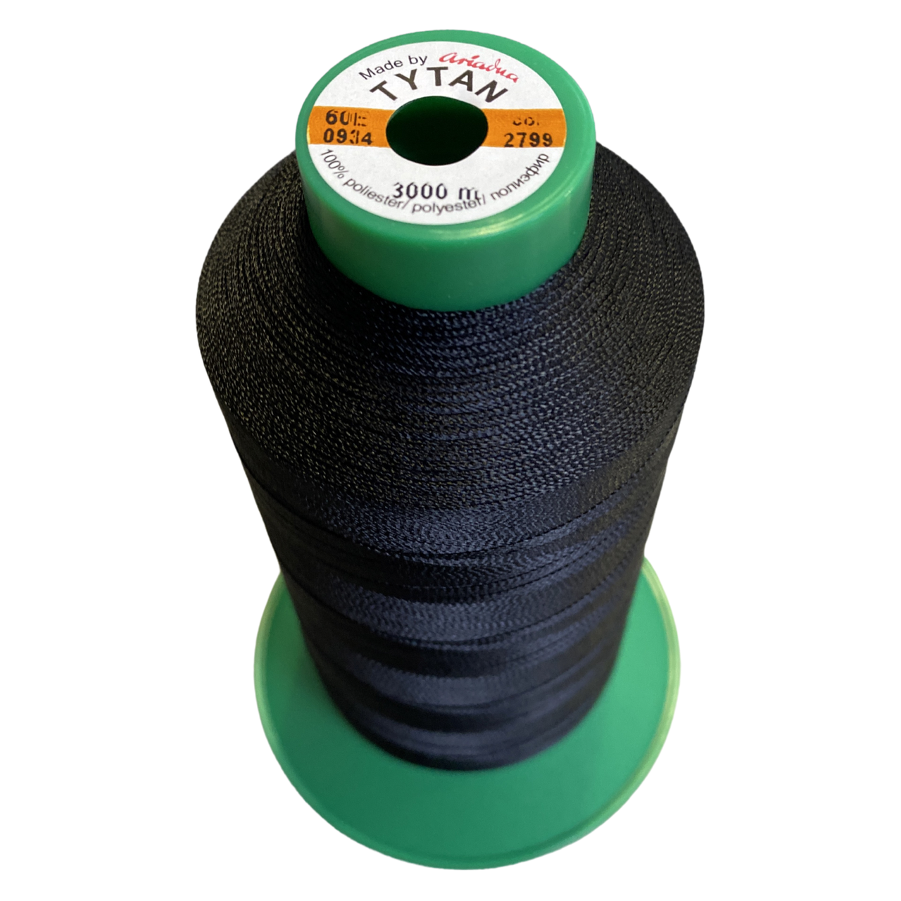 

Нить титан черная TYTAN 60(3000м), Черный