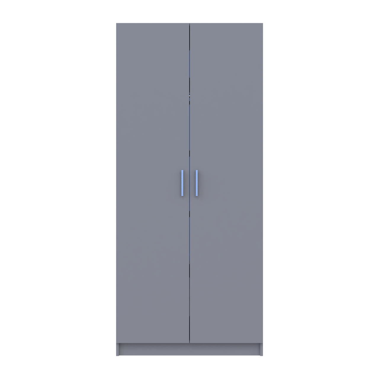 Шафа для одягу Doros Промо Сірий 2 ДСП 90х48х204 (80737764)