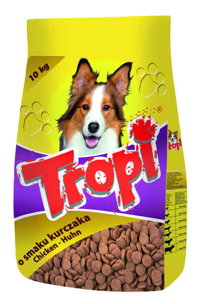 

Сухой корм для взрослых собак всех пород Tropi с курицей 10кг