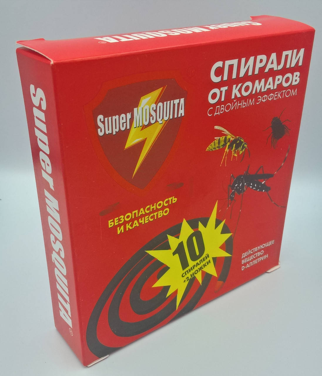 

Спираль от комаров Супер Москита от мух,ос,комаров, 10 шт