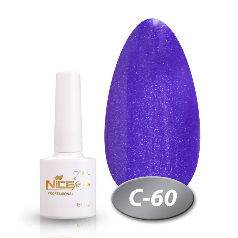 

Гель-лак Nice for you Cool C-60 ультрафиолет 8,5 мл