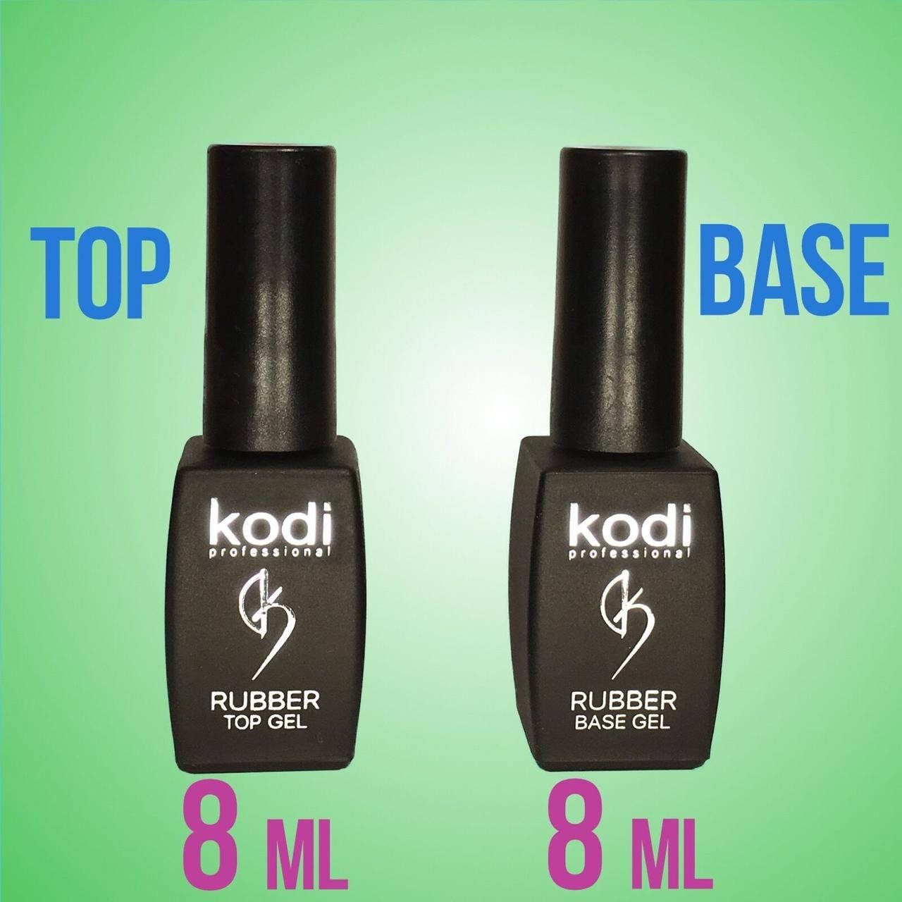 

Kodi Rubber Top Gel + Kodi Rubber Base Gel 8 мл.